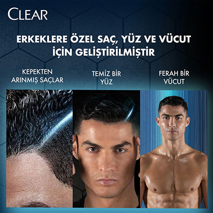 Clear Men Dandruff Care Shampoo - 13.5 Fl Oz | Deep Cleansing