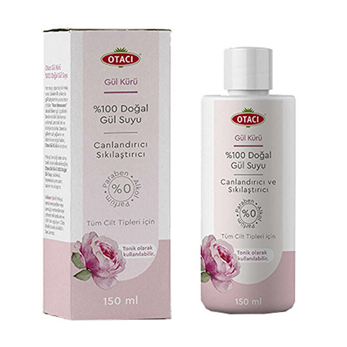 Otacı Natural Rose Water Toner 150ml - Soothing and Refreshing | Skin Care