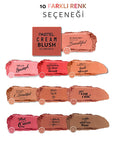 Pastel Profashion Cream Blush No: 42 - Lightweight Formula | Cruelty-Free