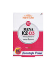 New Life Mena K2 + D3 Vitamin Supplement: Boost Bone Health & Immunity - Easy-Swallow Capsules, Gluten & Lactose-Free New Life K2 D3: Powerful Bone & Immune Support Vitamin Supplement Mena K2 D3 supplement, K2 vitamin, D3 vitamin, Vitamin supplement, Bone health supplement, Immune support vitamin, Menaquinone-7 supplement, MK-7 vitamin, Vitamin K2 D3 capsules, vitamin, supplements, bone health, immune support, Menaquinone-7, MK-7, Vitamin K2, Vitamin D3, gluten-free, lactose-free, health-conscious, overall