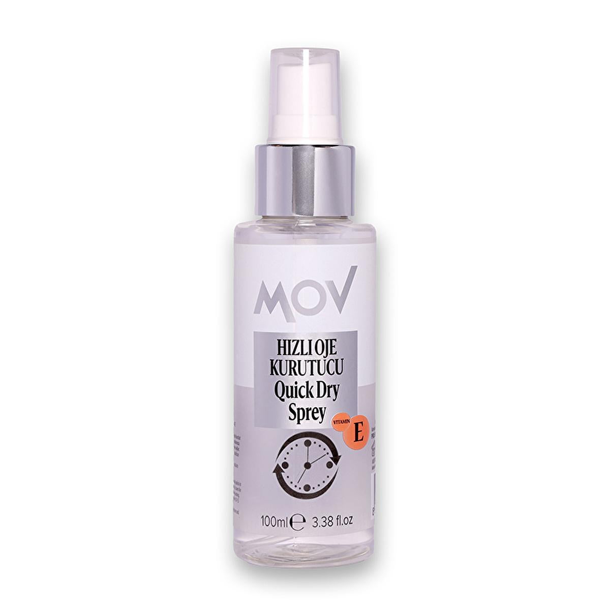 Mov Nail Dryer Spray - Quick Drying Nail Polish Spray with E Vitamin - 3.38 fl oz Mov Nail Dryer Spray - Quick Dry Nail Polish Spray nail dryer spray, quick drying nail polish spray, nail care products, E vitamin nail care, long-lasting nail polish, nail health, nail maintenance, beauty products, cosmetics, nail polish drying spray, fast drying nail spray