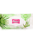 Benri Aloe Vera Wet Wipes 120 Count - Gentle pH Formula | Skin Care - image 2