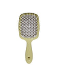 Janeke Superbrush Detangling Hair Brush Yellow & White