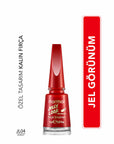 Flormar Scarlet Jelly Nail Polish: High Shine, Gel Effect, Long Lasting, Intense Pigment - Red Jelly Polish Flormar Scarlet Jelly Nail Polish: Gel Effect, High Shine Jelly nail polish, Gel effect nail polish, High shine nail polish, Long lasting nail polish, Pigmented nail polish, Scarlet nail polish, Red jelly nail polish, Glossy nail polish, Flormar nail polish, Quick dry nail polish, Nail polish, Nail color, Scarlet, Red, Jelly polish, Gel polish, High shine, Long lasting, Pigmented, Flormar, Quick dry,