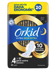 Orkid Ultra Gece Ekstra Overnight Hygienic Pads for Women - Extra Absorbency, 20 Count Orkid Ultra Gece Ekstra Overnight Hygienic Pads overnight hygienic pads, menstrual hygiene products, extra absorbency pads, Orkid Ultra Gece Ekstra, hygienic pads for heavy flow, women's health, menstrual protection, feminine hygiene, sanitary products, comfort during menstruation, hygiene during menstrual cycle
