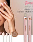 Polosmart Electronic Nail Care Set - Rechargeable Manicure & Pedicure Kit with 5 Interchangeable Heads Polosmart Electronic Nail Care Set - Rechargeable Manicure Kit Electronic Nail Care Set, Nail Drill, Manicure and Pedicure Kit, Rechargeable Nail Care Tool, Portable Nail Care, Nail Care, Manicure, Pedicure, Nail Care Kit, Rechargeable, Micro USB, Illuminated Nail Care, Nail Grinding, Nail Polishing, Nail Filing, Nail Care Solution, Beauty Tool, Personal Care