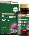 Nutraxin Herbal Milk Thistle 200mg: Natural Liver Support & Detoxification Supplement - 60 Capsules Nutraxin Milk Thistle: Liver Support & Detox Supplement Milk Thistle supplement, Liver support supplement, Detoxification supplement, Herbal Milk Thistle, Deve Dikeni ekstresi, Natural liver cleanse, Milk Thistle capsules, Liver health supplement, herbal supplement, milk thistle extract, liver health, detoxification, natural supplement, wellness, silymarin, antioxidant, liver cleanse, dietary supplement, caps