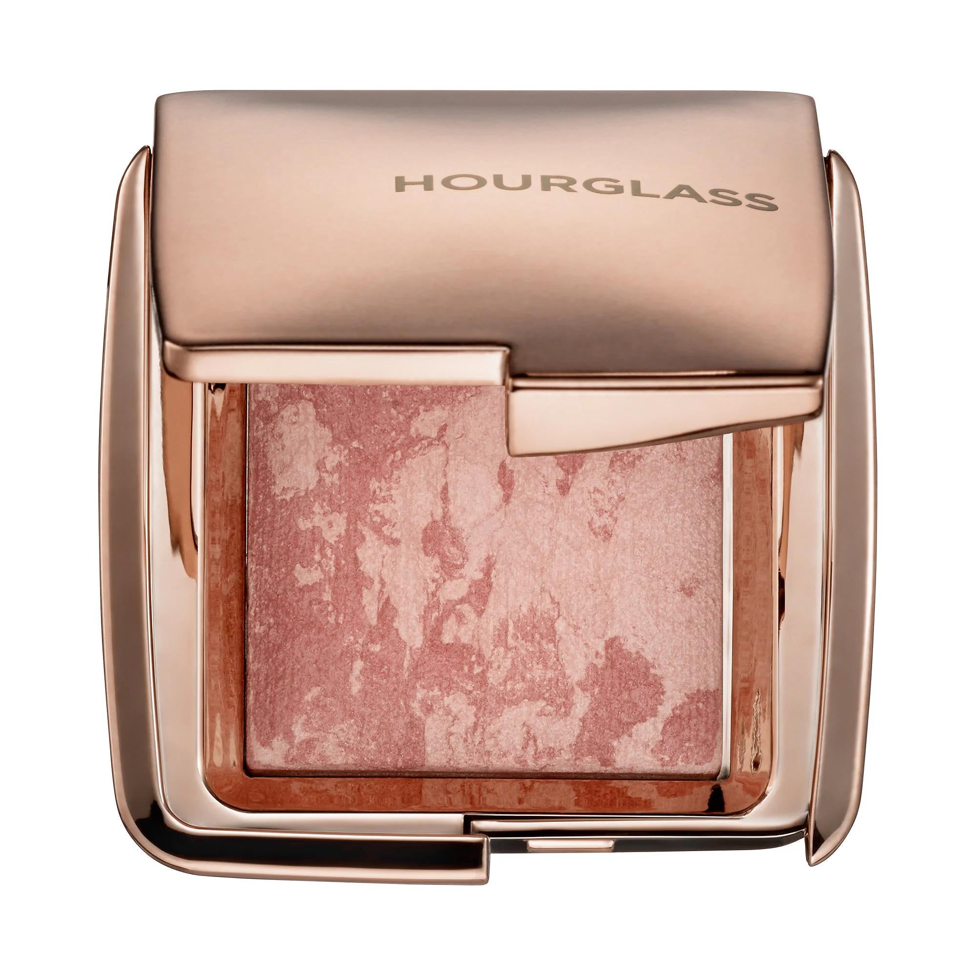 Hourglass Mini Ambient Lighting Blush: Radiant, Vegan, & Natural Looking - Soft-Focus, Buildable Color Hourglass Blush: Radiant, Vegan, Natural-Looking - Shop Now! Ambient lighting blush, Hourglass blush, Vegan blush, Cruelty-free blush, Radiant finish blush, Natural looking blush, Buildable blush, Photoluminescent blush, Soft-focus blush, blush, makeup, radiant complexion, ethical beauty, cruelty-free, vegan, soft-focus, buildable color, natural glow, flawless finish, gifts for her, makeup enthusiasts, tra