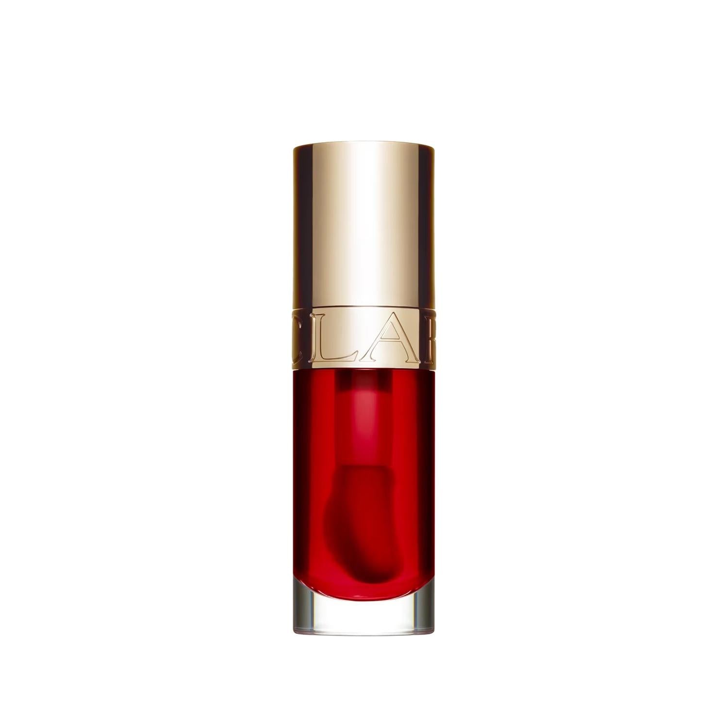 Clarins Lip Comfort Oil 08 Strawberry: Hydrating & Glossy Lip Oil Treatment for Soft, Healthy Lips - 7ml Clarins Strawberry Lip Oil: Hydrating Comfort & Shine Lip Oil, Strawberry Lip Oil, Clarins Lip Oil, Moisturizing Lip Gloss, Flavored Lip Oil, Lip Treatment, Hydrating Lip Oil, lip care, strawberry, gloss, hydration, moisturizing, cosmetic, beauty, flavored lip balm, non-sticky, lip protection, dry lips, chapped lips, lip shine, women's beauty, personal care, lip, comfort, treatment