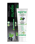 Agarta Natural Charcoal Toothpaste, Fluoride-Free, Coconut Derived - 100ml - Toothpaste