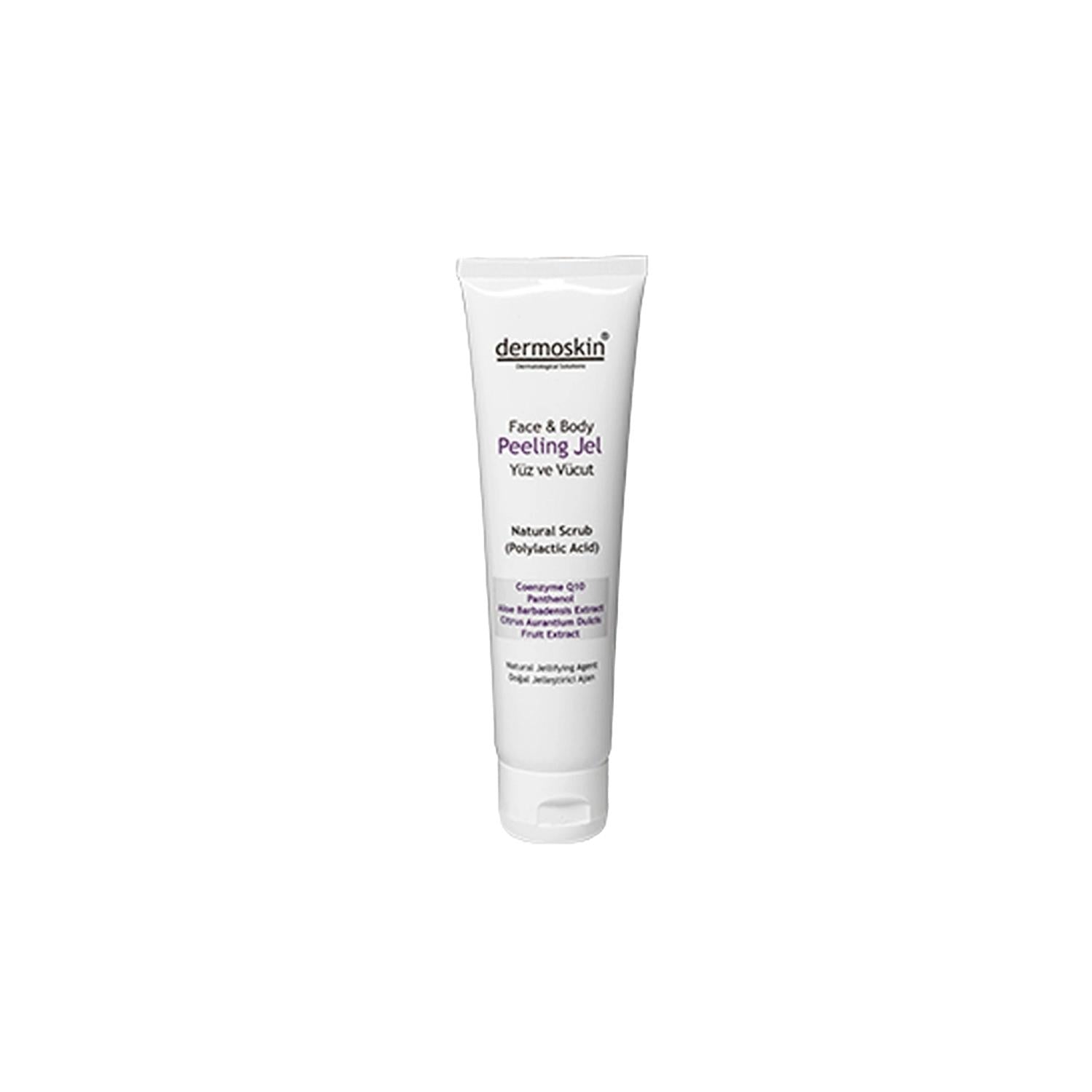 Dermoskin Face and Body Peeling Gel - 100ml Exfoliating Skincare for Smooth Skin Dermoskin Face & Body Peeling Gel - Exfoliate & Smooth Skin Dermoskin Face and Body Peeling Gel, Skincare exfoliant, Face peeling gel, Body exfoliating gel, Dermoskin Yüz ve Vücut Peeling Jel, Exfoliating skincare, Smooth skin, Dermatologically tested products, Skincare for sensitive skin, Face care products, Body care products, Exfoliating gel, Skincare routine, Healthy skin, Radiant skin, Beauty products, Personal care