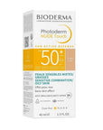 Bioderma Photoderm NUDE Touch SPF50+ Light 40 ml - Sunscreen with Makeup Effect for Oily & Combination Skin Bioderma Photoderm NUDE Touch SPF50+ Sunscreen for Oily Skin sunscreen, SPF50+, makeup sunscreen, oily skin sunscreen, combination skin sunscreen, colored sunscreen, long-lasting sunscreen, Bioderma Photoderm NUDE Touch, sun protection, cosmetic sunscreen, non-greasy sunscreen, matte finish sunscreen, daily sun care, skin tone evening, UVB protection