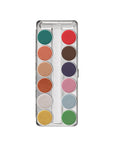 Kryolan Aquacolor Interferenz Palette 12 Colors