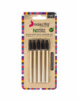Nascita Bamboo Makeup Brush Set with Eco-Friendly Handles, 5-Piece