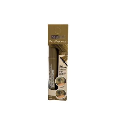 Mara Hair Maskara - Temporary Grey Hair Coverage, Waterproof, 6ml - Blonde (Açık Kumral) Mara Hair Maskara - Temporary Grey Hair Coverage temporary hair color, grey hair coverage, hair maskara, waterproof hair dye, blonde hair color, Mara Hair Maskara, Açık Kumral, Light Brown, cosmetic, hair care, eyebrow color, beard color, temporary hair dye, easy hair color, salon alternative