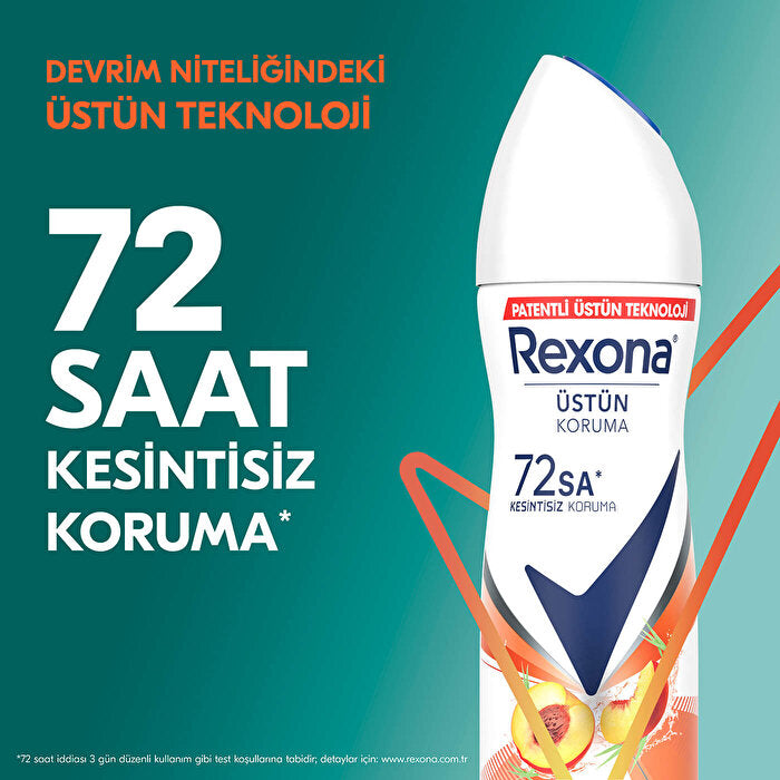 Rexona Women's Peach & Lemon Herb Antiperspirant Spray 150 ml - 72 Hour Protection