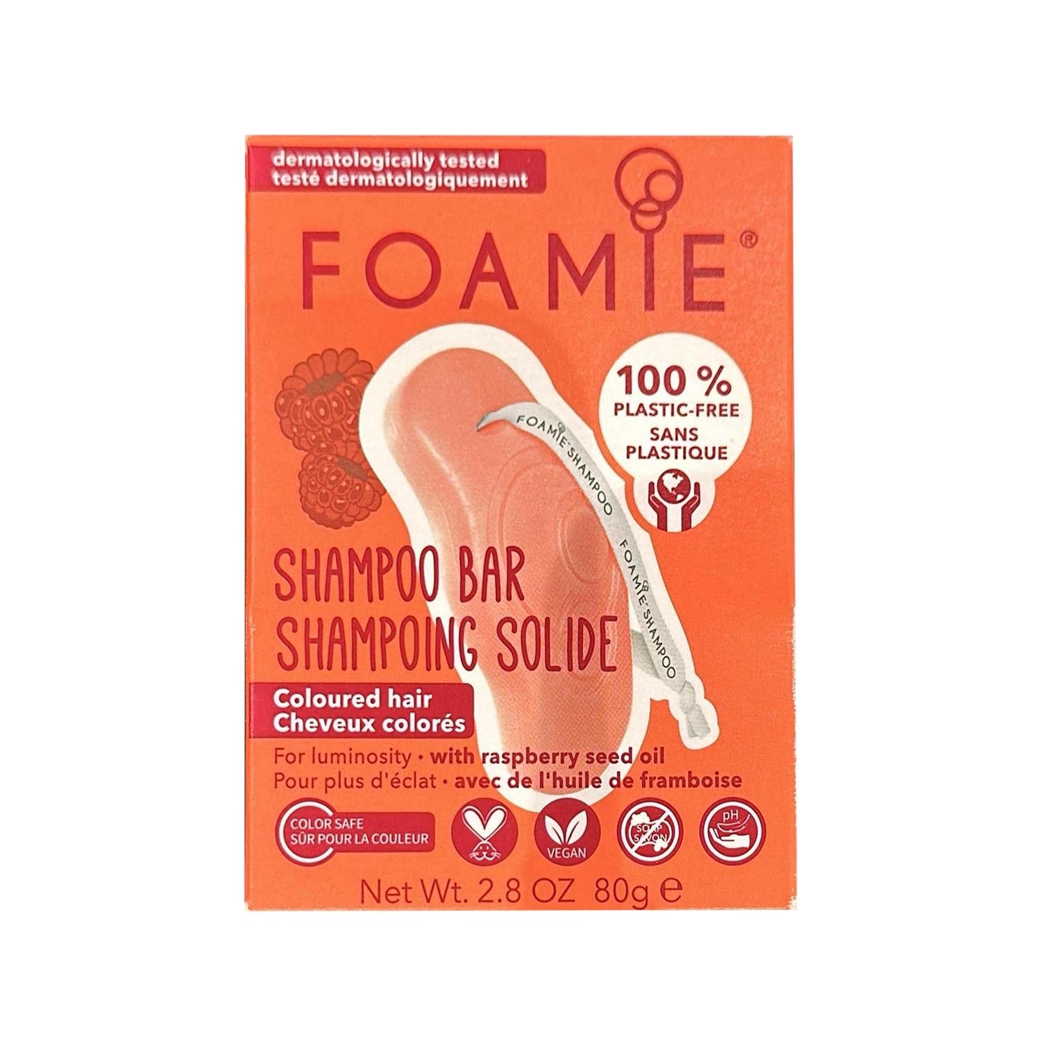 Foamie The Berry Best Shampoo Bar for Colored Hair - Eco-Friendly Solid Shampoo with Gentle Care & Travel-Friendly Design Foamie Shampoo Bar for Colored Hair - Gentle & Eco-Friendly shampoo bar, colored hair care, solid shampoo, eco-friendly hair products, travel hair care, gentle hair care, color-safe shampoo, sustainable beauty products, compact hair care, TSA-compliant