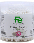 Fe Cotton Swabs 100% Pure Cotton for Daily Care 200 Count