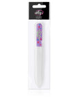 Eklips Glass Nail File AC84229S - Double-Sided Nail Care Tool for Gentle Shaping and Hygiene Eklips Glass Nail File - Gentle & Hygienic Nail Care Glass nail file, Nail care tool, Tempered glass nail filer, Double-sided nail file, Hygienic nail care, Nail shaping, Nail shortening, Gentle nail care, Fragile nails, Brittle nails, Hygiene, Personal care, Cosmetics, Beauty tools, Nail grooming