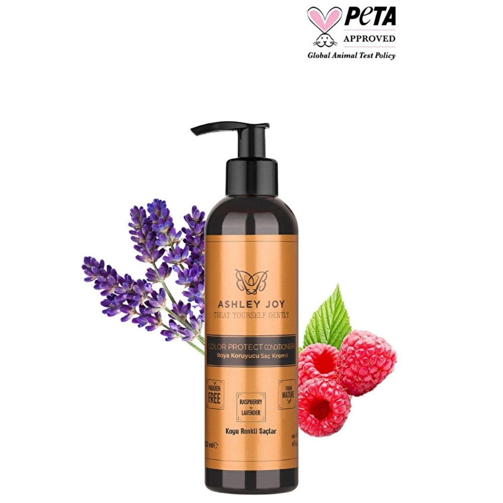 Ashley Joy Color Protecting Hair Conditioner for Dark Dyed Hair - Raspberry & Lavender - Enhances Shine & Vibrancy Ashley Joy: Color Protecting Hair Conditioner for Dark Dyed Hair hair conditioner for dark dyed hair, color protecting hair conditioner, raspberry lavender hair conditioner, agave extract hair conditioner, hair care for colored hair, dark hair color protection, hair conditioner, Ashley Joy hair conditioner, hair conditioner, color protection, raspberry extract, lavender extract, agave extract,