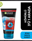 Garnier Charcoal Face Mask and Peeling Product - 3-in-1 Skincare Solution for Blackhead Removal Garnier Charcoal Face Mask - 3-in-1 Blackhead Removal Skincare charcoal face mask, blackhead removal skincare, multi-functional skincare product, salicylic acid skincare, natural skincare products, Garnier, skincare, face mask, peeling product, cleansing, blueberry extract, 3-in-1 skincare, skin impurities, skincare routine, cosmetic