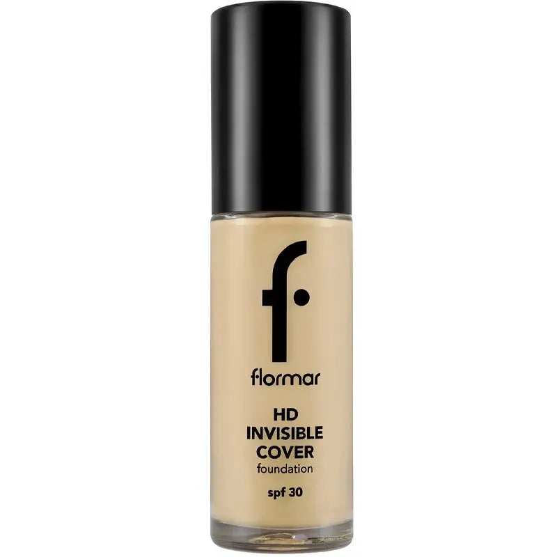 Flormar Invisible Cover Foundation SPF 30 Ivory 60 30ml