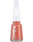 Flormar Nail Enamel Glossy Nail Polish in 011 Tender Salmon
