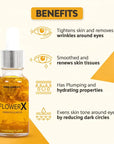 FlowerX Anti Aging Serum Brightness Moisturise Under Eye Dry