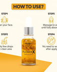 FlowerX Anti Aging Serum Brightness Moisturise Under Eye Dry