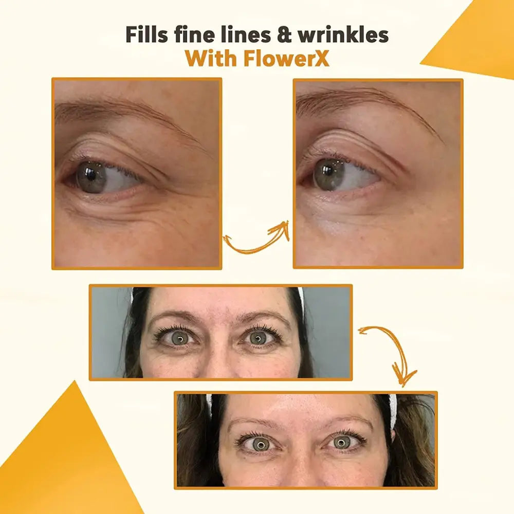 FlowerX Anti Aging Serum Brightness Moisturise Under Eye Dry