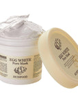 Skinfood Egg White Pore Mask: Deep Cleansing & Moisturizing Facial Mask for Minimizing Pores - Korean Beauty Secret Skinfood Egg White Pore Mask - Pore Cleansing & Moisturizing Skinfood egg white mask, pore cleansing mask, facial mask for pores, moisturizing face mask, egg white pore mask, korean beauty mask, facial mask, pore minimizer, moisturizing mask, skin tightening, korean skincare, beauty mask, skincare, egg white extract, albumin, clear skin, radiant skin, youthful skin, pore treatment, blackhead r