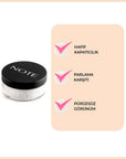 Note Loose Powder 01 Invisible Shine Control Makeup Setter
