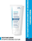 Ducray Dexyane Emollient Cream 200ml - Anti-Itch Moisturizer for Dry, Atopic Skin Ducray Dexyane Emollient Cream - Anti-Itch Relief for Dry Skin Ducray Dexyane Emollient Cream, anti-itch cream, dry skin relief, atopic skin care, paraben free cream, moisturizer for dry skin, skin care for adults, skin care for children, sensitive skin products, fragrance free products