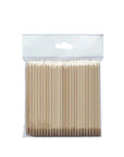 Staleks Orange Wood Cuticle Pushers for Manicures 110mm 100 Count