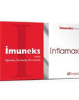 İmuneks Farma Inflamax 60 Capsules - Curcumin Supplement for Anti-Inflammatory Support Inflamax 60 Capsules - Curcumin for Anti-Inflammatory Support Dietary Supplement, Curcumin, Turmeric, Anti-Inflammatory, Inflamax, İmuneks Farma, Zerdeçal, Curcumin Supplement, Joint Health, Immune Support, Natural Remedies, Herbal Supplements, Health Supplements, Wellness Products