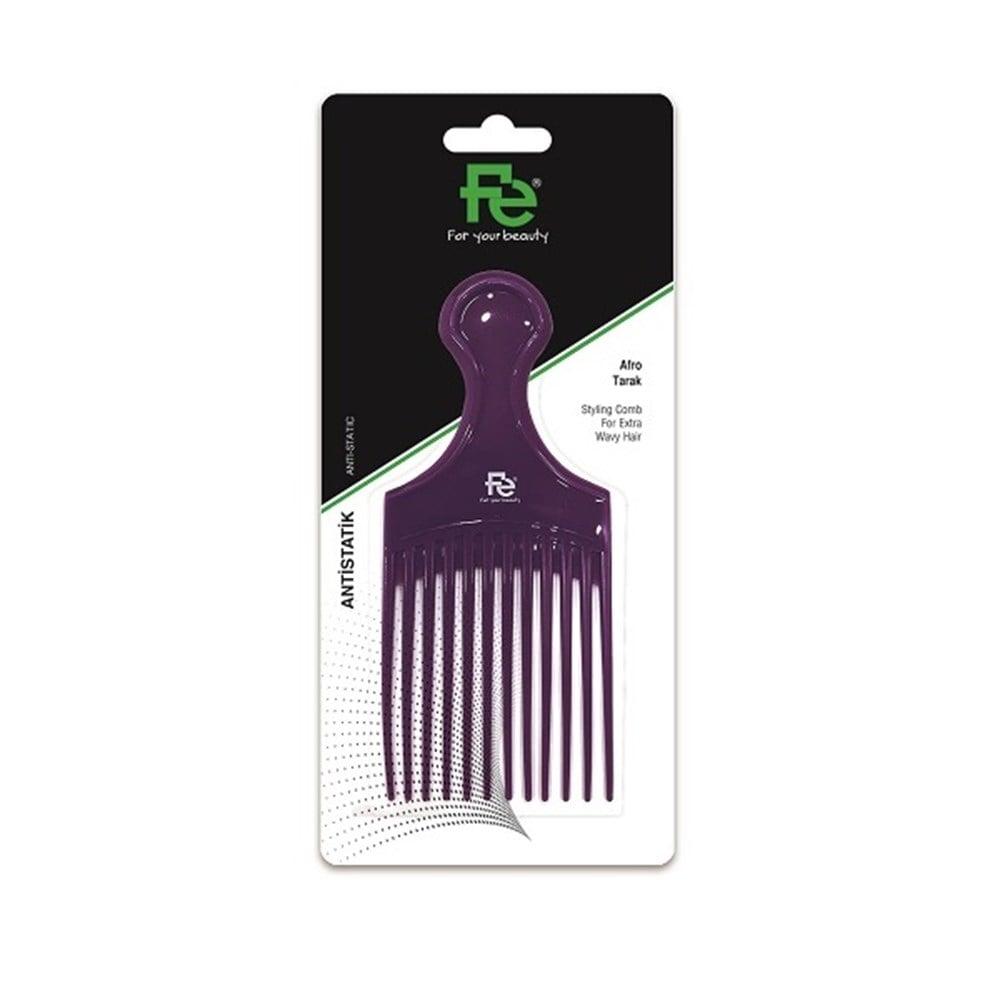 Fe Afro Tarak - Antistatic Comb | Yellow - Hair Accessories