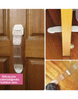 Miny Baby Safety Door Stopper - Transparent Childproofing Solution for Finger Protection Miny Baby Door Stopper - Child Safety Solution Baby safety, Child safety, Door stopper, Finger protection, Childproofing, Safety products for children, Home safety, Child safety solutions, Door safety, Baby products