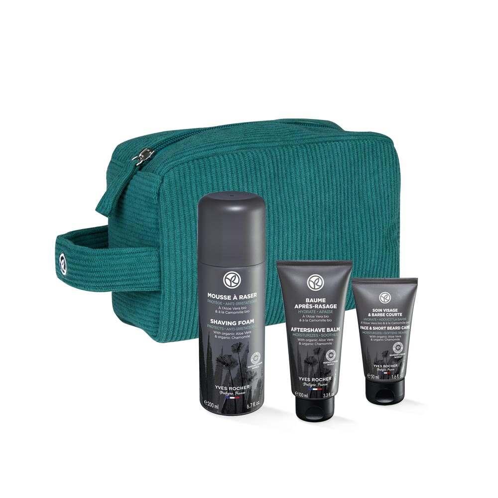 Natura - Refreshing Men's Grooming Set with Shaving Kit & Beard Care - Travel Friendly Skincare Essentials for Men Natura Men's Grooming Set - Shaving & Beard Care Essentials men's grooming set, shaving kit for men, travel grooming kit, skincare for men, beard care products, male grooming essentials, travel friendly grooming, comprehensive grooming solution, Natura grooming products