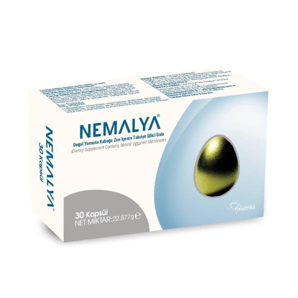 Nemalya Dietary Supplement for Joint Health - 30 Capsules with Eggshell Membrane, Bromelain, Copper & Boron Nemalya Joint Health Supplement - 30 Capsules dietary supplement, eggshell membrane, joint health, bromelain, copper supplement, boron supplement, vegetarian capsules, natural health products, joint support, mobility support, anti-inflammatory, immune support, bone health, connective tissue health