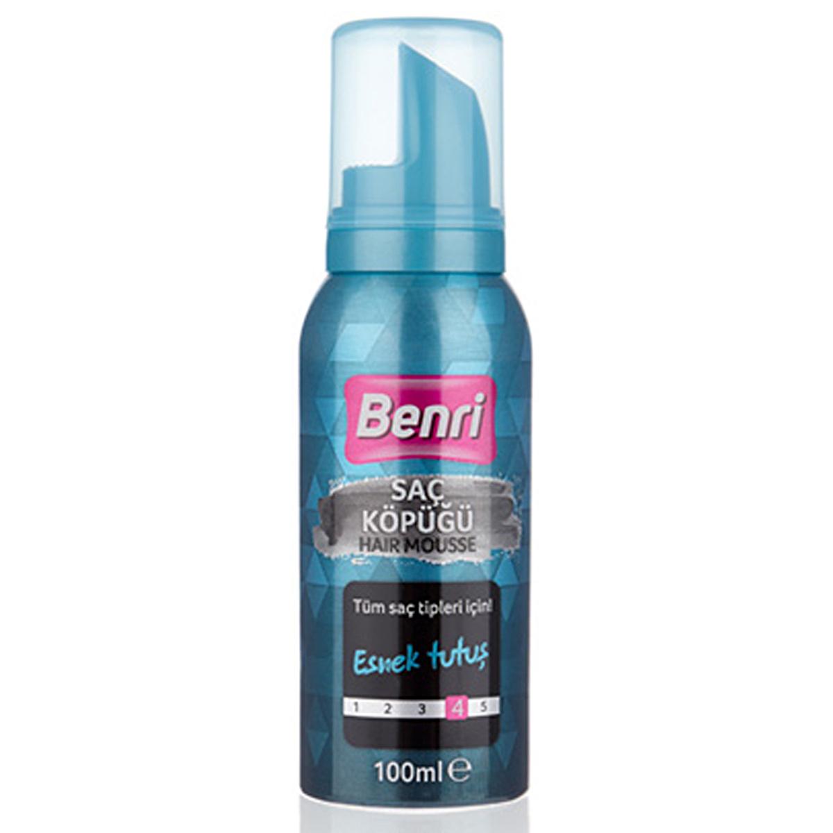 Benri Hair Mousse 100ml - Adds Volume, Moisturizes & Styles Hair Benri Hair Mousse 100ml - Adds Volume & Moisturizes Hair Mousse, Benri Saç Köpüğü, Hair Volume Enhancer, Hair Styling Product, Moisturizing Hair Care, Hair Care, Styling Products, Volume Enhancing Mousse, Benri Hair Products, Hair Texture Enhancer