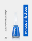 Flormar Nail Enamel High-Pigment Nail Polish 487 Navy Blue 11ml