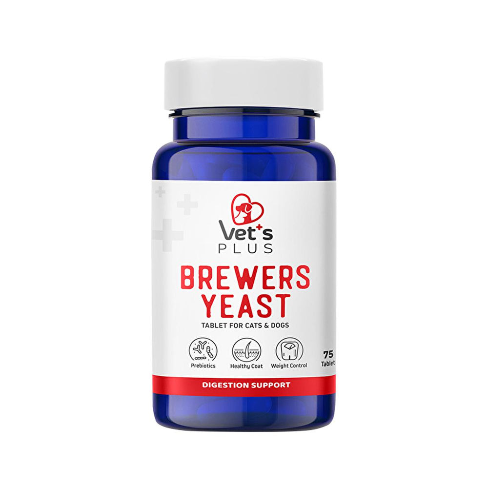 Vet's Plus Digestive Health Supplement for Cats and Dogs - Prebiotic Support with Garlic Powder - 75 Tablets Vet's Plus Pet Digestive Health Supplement - 75 Tablets pet digestive health supplement, prebiotic supplement for cats and dogs, natural pet digestive support, pet health products, digestive health tablets for pets, cat health supplements, dog health supplements, prebiotic pet supplements, natural pet care, pet well-being products