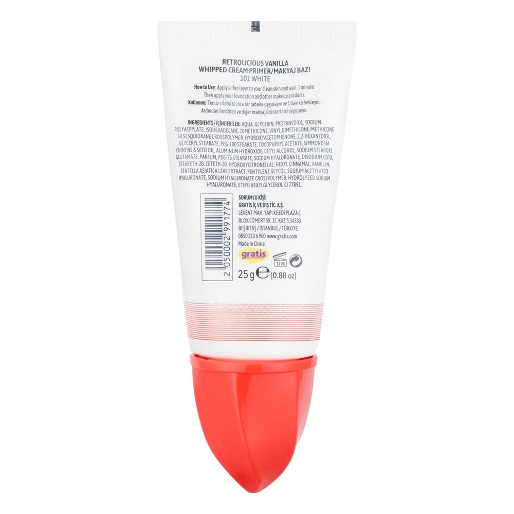 LYKD Retrolicious Vanilla Whipped Cream Makeup Base 101 White