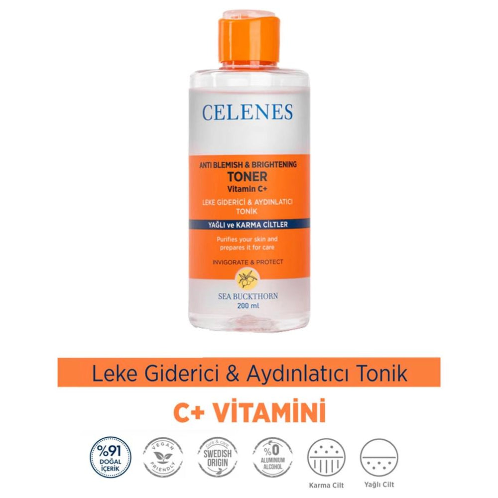 Celenes Sea Buckthorn Brightening Tonic for Dark Spots 200 ml