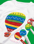 Carioca Fabric Paint Markers - 10 Pack, Permanent Fabric Markers for Crafting, Textile Art Supplies - view 2