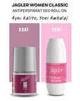 Jagler Classic: Women's Alcohol-Free Roll-On Deodorant - Long Lasting Fresh Scent & Sensitive Skin Protection, 50ml Jagler Roll-On: Long-Lasting Freshness & Odor Protection roll-on deodorant for women, alcohol-free deodorant, long-lasting deodorant, fragrance deodorant, sensitive skin deodorant, 50ml roll on, body odor protection, fresh scent deodorant, deodorant, roll on, women's deodorant, gentle deodorant, irritation-free deodorant, daily deodorant, travel deodorant, gym deodorant, sports deodorant, body