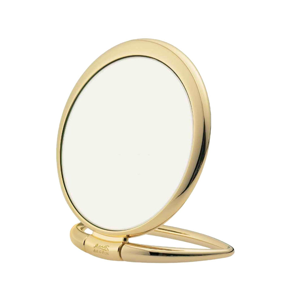 Janeke Gold Desktop Round Makeup Mirror 130mm