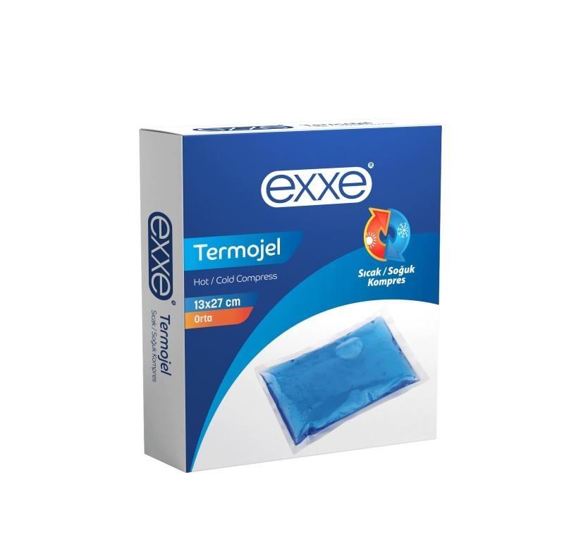 Exxe Hot Cold Gel Compress with Sleeve - Reusable Gel Pack for Pain Relief & Injury Recovery Exxe Hot-Cold Gel Compress for Pain Relief hot cold gel compress, gel pack for pain relief, reusable hot cold therapy, muscle pain relief, sports injury recovery, pain management, injury rehabilitation, hot therapy, cold therapy, reusable gel pack, gel compress with sleeve