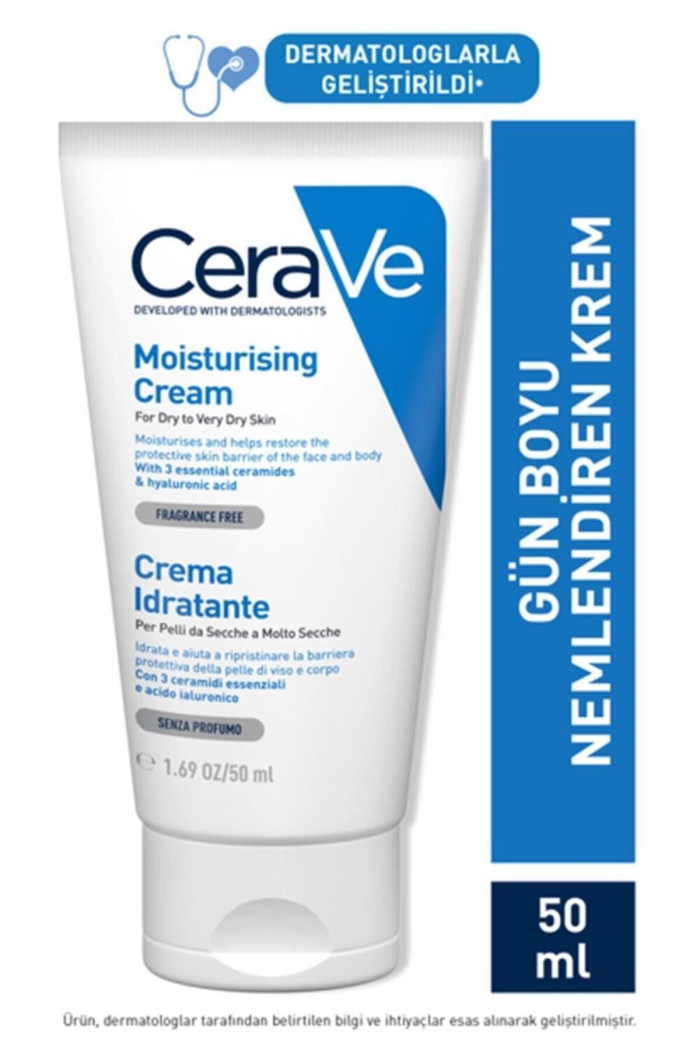 CeraVe Moisturizing Cream 50ml - Long-Lasting Hydration for Dry Skin CeraVe Moisturizing Cream 50ml - 24hr Hydration CeraVe Moisturizing Cream, dry skin moisturizer, fragrance-free moisturizer, hyaluronic acid skincare, ceramide skincare, sensitive skin moisturizer, face moisturizer, body moisturizer, hand moisturizer, long-lasting hydration, non-greasy moisturizer, skincare essentials, dry skin relief, skin hydration, moisturizing cream