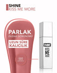 Flormar Liquid Lipstick - Shine Kiss Me More, Long-Lasting & Moisturizing Lip Color with Hyaluronic Acid & Murumuru Oil Flormar Shine Kiss Me More Liquid Lipstick - Long-Lasting & Moisturizing liquid lipstick, long-lasting lipstick, moisturizing lipstick, Flormar Shine Kiss Me More, hydrating lip makeup, shiny lipstick, makeup, cosmetics, lip care, beauty products, lip color, lipstick, long-lasting makeup, moisturizing makeup